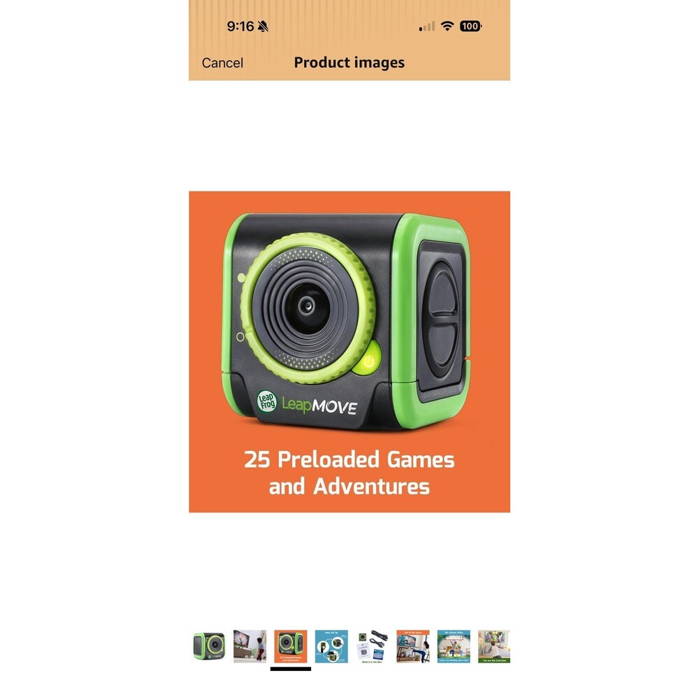 LeapFrog LeapMOVE Digital Camera wLeapFrog LeapMOVE Digital Camera with 25 Games
